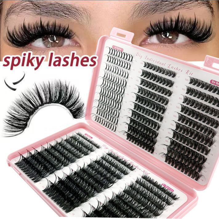 new 60d spiky fairy lashes diy cluster lashes 100d segment eyelashes wholesale
