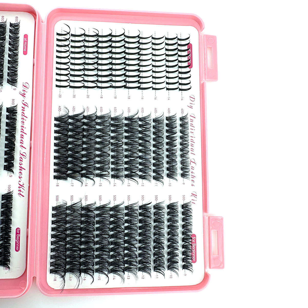 new 60d spiky fairy lashes diy cluster lashes 100d segment eyelashes wholesale