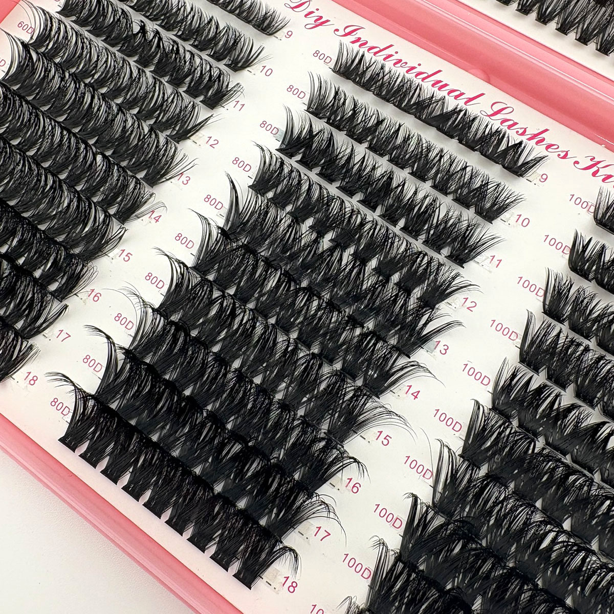 new 60d spiky fairy lashes diy cluster lashes 100d segment eyelashes wholesale