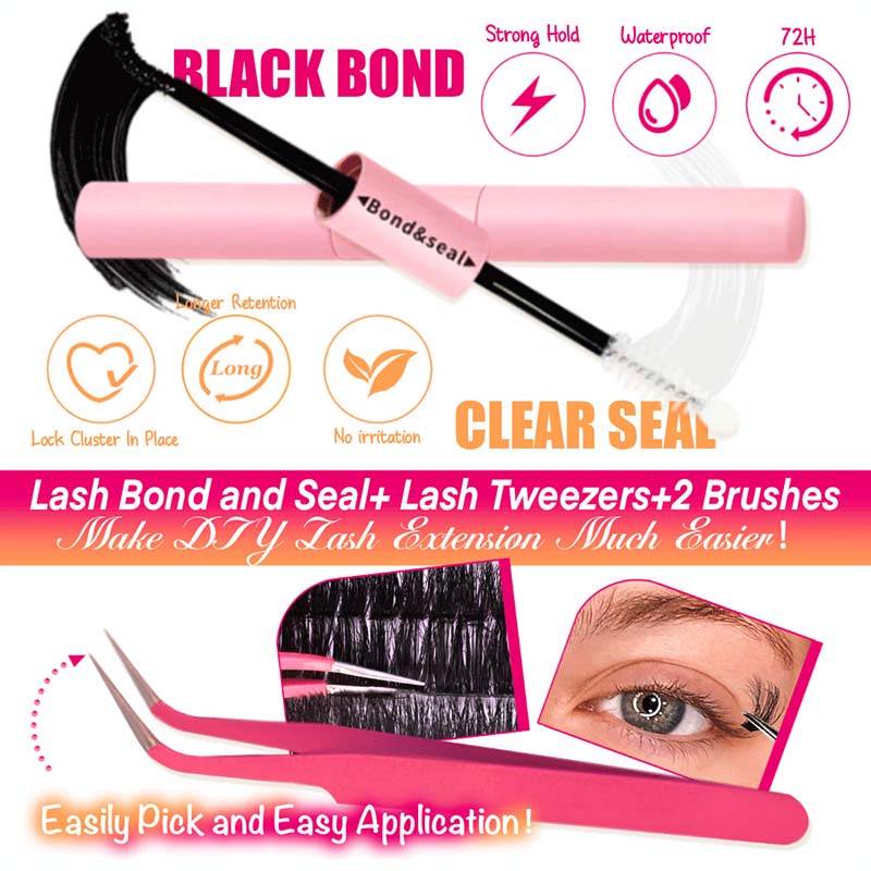 wispy cluster lashes book set – multiple styles