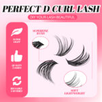 natural wispy cluster lashes – puppy eye style