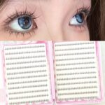 no glue false eyelashes small flame lower lash book cute natural girl group simulation large capacity self adhesive eyelashes