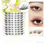 su daji false eyelashes natural segmented lashes high cold fox style single cluster comic big eye lashes wholesale