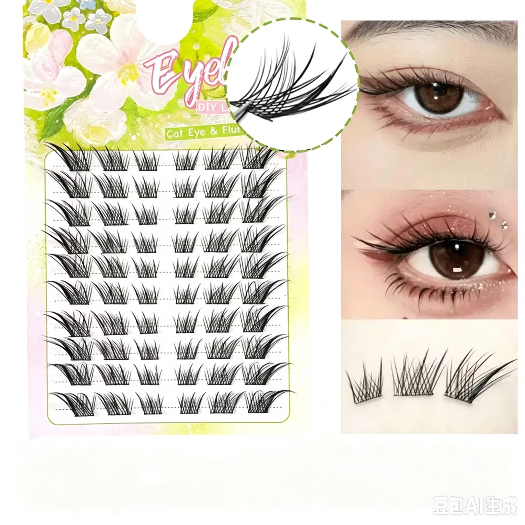su daji false eyelashes natural segmented lashes high cold fox style single cluster comic big eye lashes wholesale su daji false eyelashes natural segmented lashes high cold fox style single cluster comic big eye lashes wholesale