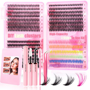 cross border european and american false eyelashes 30p 40p 50p colorful eyelash book custom color card paper length curl packaging box