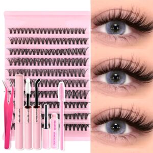 custom 30d 40d 60d 80d false eyelashes washboard european and american clusters amazon color card length customization