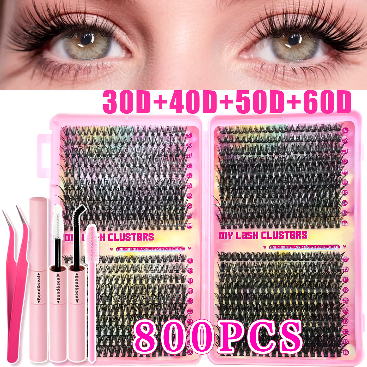 custom amazon 30p 40p 32 row false eyelash glue set 60p 80p cluster thick segmented cross border europe and america custom amazon 30p 40p 32 row false eyelash glue set 60p 80p cluster thick segmented cross border europe and america