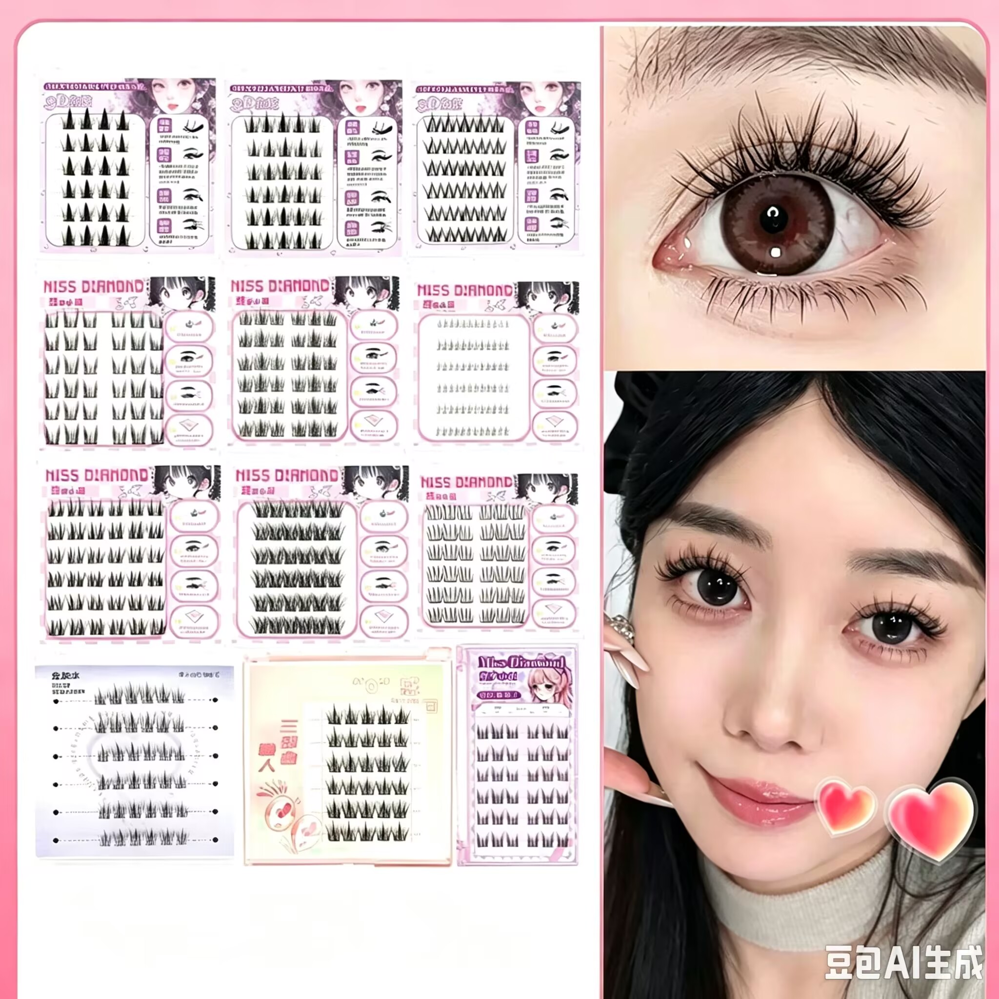 no glue princess self adhesive false eyelashes, self stick lashes for makeup artists, curled lower lashes, wholesale no glue princess self adhesive false eyelashes, self stick lashes for makeup artists, curled lower lashes, wholesale