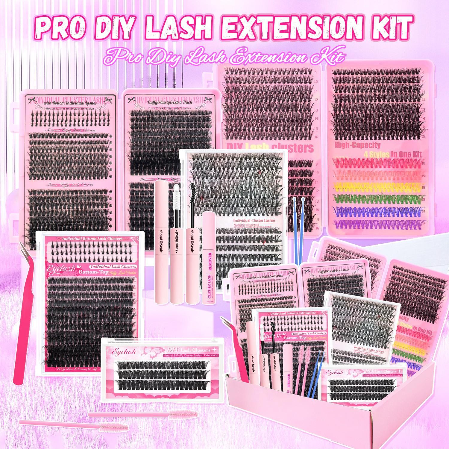 o1cn0107ynk41ltglx2vu1f 2212222444876 0 cib.jpg Cross-border European and American style false eyelash gift box, thick style, single cluster segmented eyelash set, Middle East eyelash book wholesale