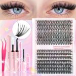 Cross-border trade false eyelash kit, European and American segmented false eyelash kit, self-lashing eyelash wholesale
