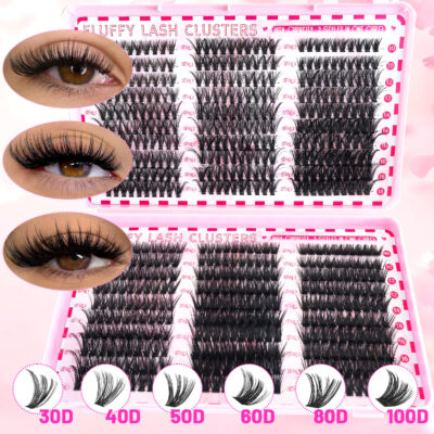 Cross-border Amazon Lash Book 30D/40D/50D/60D/80D/100D Mixed Style False Eyelash Set