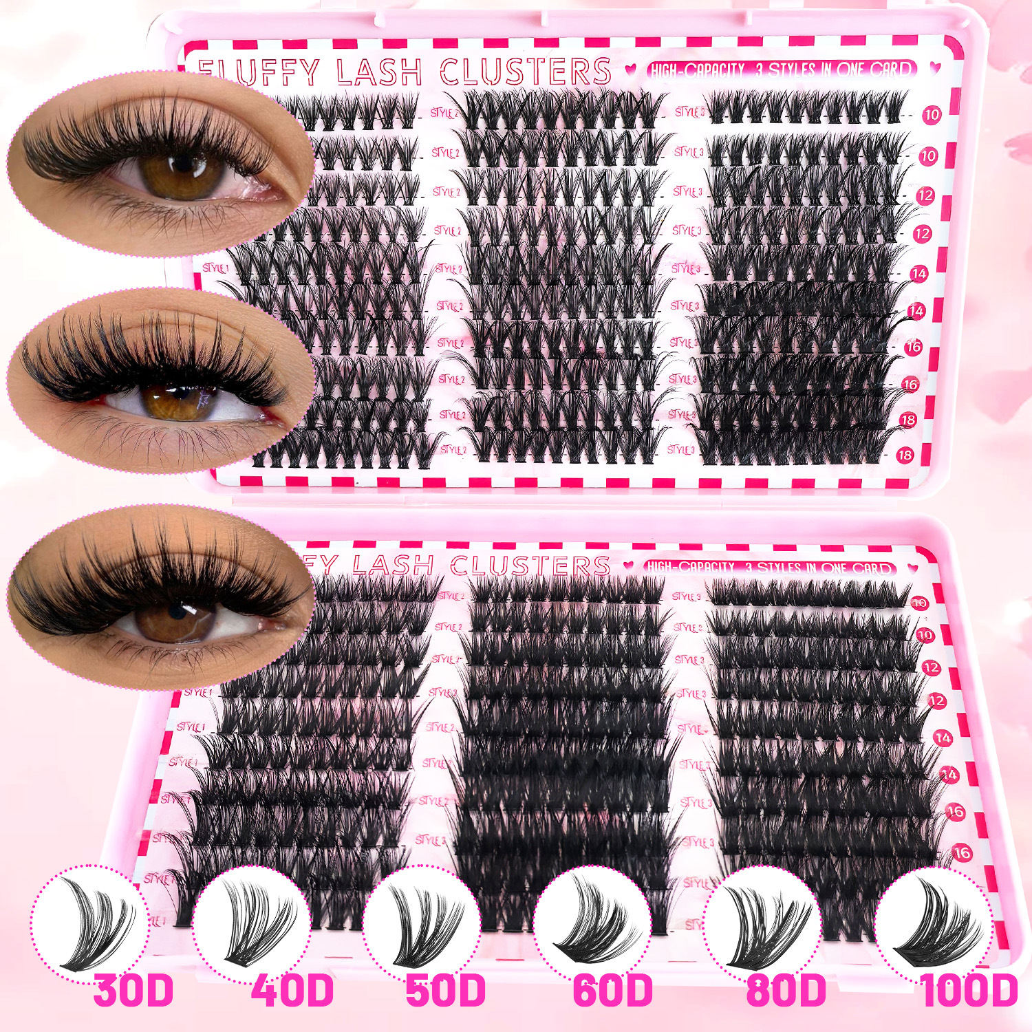 o1cn011hfiuq1ltglt3c8gu 2212222444876 0 cib.jpg Cross-border Amazon Lash Book 30D/40D/50D/60D/80D/100D Mixed Style False Eyelash Set