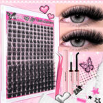 Amazon US/EU Cross-border G01 Thick False Lashes, Export to Middle East, Single Cluster Segmented Hot Melt Fluffy Eyelashes