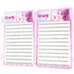 Jielilai No-Glue False Eyelashes Small Flame Lower Lash Book Cute Natural Girl Group Simulation Large Capacity Self-Adhesive Eyelashes