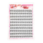 Natural fish tail false eyelashes, baby curl, no stem, cute and natural, imitation, girl group no-makeup look, glue-free false eyelashes, single cluster