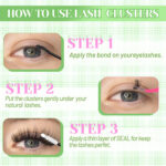 Large capacity eyelash book cross-border FW04 self-lash extension segment European and American thick style baby curl