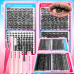 [New] Cross-border European and American style 30D40D50D large capacity lash book set Middle East Russia false eyelashes