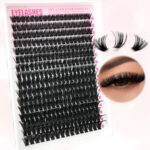 [TEMU Supply] European and American False Lashes Cross-border Hot-selling 80D Fluffy Single Cluster Thick Curly Amazon Lashes