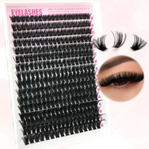 [TEMU Supply] European and American False Lashes Cross-border Hot-selling 80D Fluffy Single Cluster Thick Curly Amazon Lashes