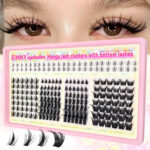 Amazon Europe and America cross-border 30D40D50D segment eyelash false eyelash set new 300 clusters of eyelashes