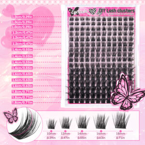 Amazon US/EU Cross-border G01 Thick False Lashes, Export to Middle East, Single Cluster Segmented Hot Melt Fluffy Eyelashes