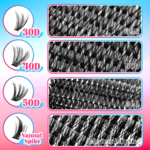 [New] Cross-border European and American style 30D40D50D large capacity lash book set Middle East Russia false eyelashes