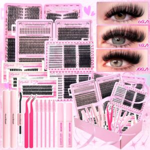 Cross-border Eyelash Gift Box DIY Segmented European, American, Middle Eastern Export Large Capacity Amazon Eyelash Book Set