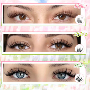 [New Arrival] Amazon EU/US Cross-border Segment Lash False Eyelash Set New Style Single Cluster Lashes