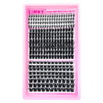 Cross-border thick eyelash clusters 20 rows mixed set lower lashes segmented large capacity European and American false eyelashes wholesale