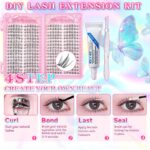 Large Capacity Mixed Combo Book Style Lazy Sunflower Lashes Comic Sectional False Lashes Natural