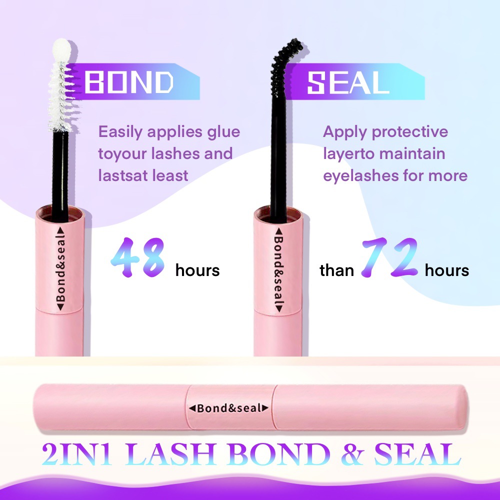 [2IN1 Double-Ended Glue] Cross-border European and American False Eyelash Extension Waterproof Remover Thick Curly Makeup Tweezers