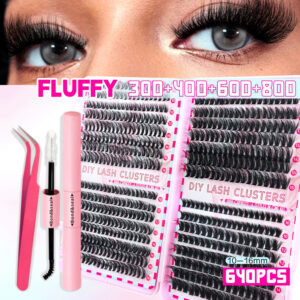 Amazon Best-Selling Asian False Eyelash Set, Wispy Lash Book, Cross-Border Eyelash for European and American Markets, Factory Wholesale