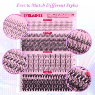 EU/US cross-border eyelash glue, tweezers, Amazon lower lashes, fishtail sandwich 30D family set