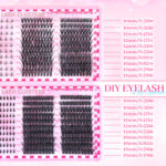 [New] Cross-border Hot-selling European and American False Eyelashes Large Capacity 80D100D Thick Eyelashes Book Asian Eyelashes