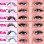 [TEMU Hot Sale] Cross-border Trade 304080D European and American False Eyelashes 10 Rows Thick Mixed Segment Eyelashes
