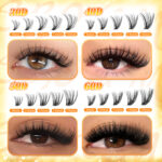 [TEMU Hot Sale] Amazon Cross-border Large Capacity False Eyelash Set for Europe, America, Middle East, Thick Eyelashes for Asian
