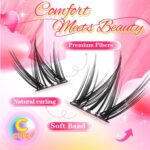 Cross-border European and American style glue-free false eyelashes, doggy-style natural comic eyes, large-capacity set eyelashes wholesale