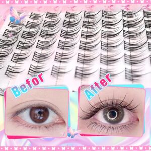 Large Capacity Lazy Three-Step Lash Book Natural Segmented False Lashes Mixed Set Comic Lashes Eyelashes