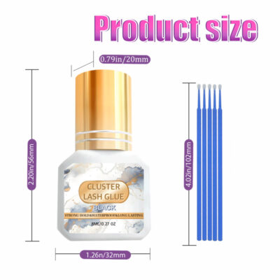 Cross-border stock personal open-eye self-lash extension glue odorless non-irritating set for beginners quick-drying false eyelashes
