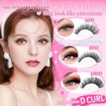 Cross-border European and American style false eyelash gift box, thick style, single cluster segmented eyelash set, eyelash book, factory wholesale