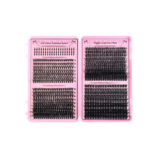Custom European and American eyelash book for foreign trade, large capacity lower lashes 40/60/80/100D, voluminous cross-border segmented lashes