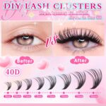 Cross-border trade false eyelash kit, European and American segmented false eyelash kit, self-lashing eyelash wholesale
