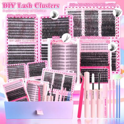 Cross-border Amazon false eyelash gift box, Shein TikTok same style eyelash book set, European and American style Middle East eyelashes