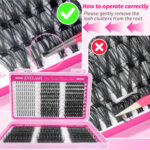 [120D Thick] European and American Style False Eyelash Book Large Capacity Russia Middle East Cross-border Asian Mixed False Eyelashes