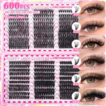 Cross-border Amazon false eyelash gift box, Shein TikTok same style eyelash book set, European and American style Middle East eyelashes