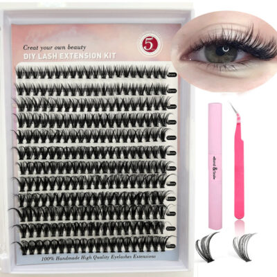 Custom Amazon 30D40D kit DIY clusters lashes cross-border European and American thick handmade false eyelashes