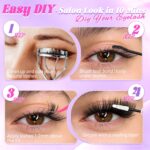 Cross-border European and American style thick false eyelashes 50D80D large capacity eyelash book set Asian mixed race eyelash wholesale