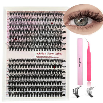 Custom Amazon 30D40D kit DIY clusters lashes cross-border European and American thick handmade false eyelashes