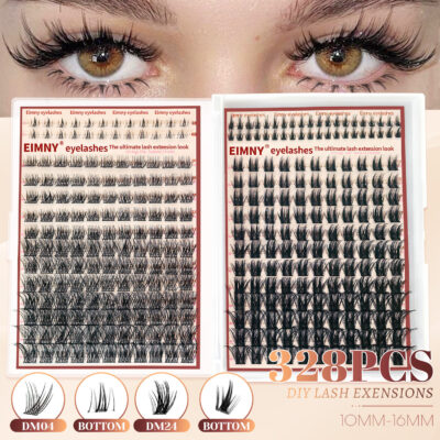 [New Arrival] DIY Cross-border False Eyelashes Hot Selling on Amazon in Europe and America Segmented Clump Lashes Wholesale from Factory