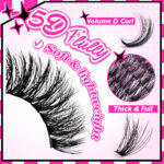 Amazon Best-Selling Asian False Eyelash Set, Wispy Lash Book, Cross-Border Eyelash for European and American Markets, Factory Wholesale